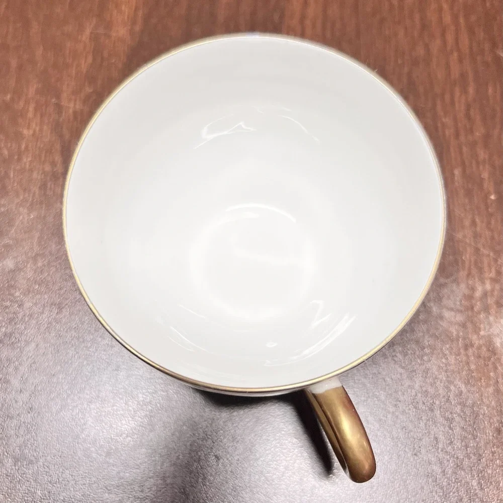 Antique T&V Limoges France Teacup Gold‎ Handle Greek Key 1907–1930